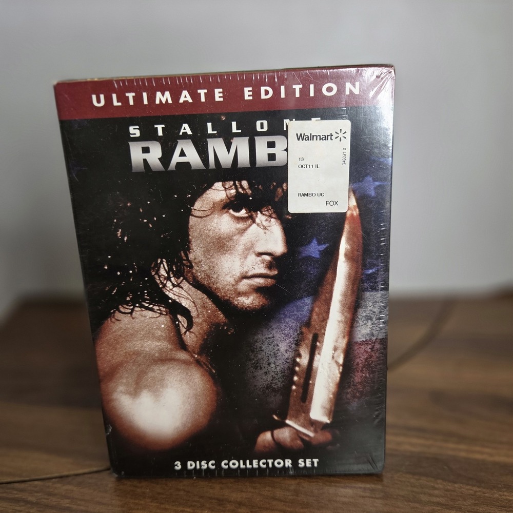 NEW Rambo Trilogy 3 DVD Collector Set Trilogy Ultimate Edition ( SEALED)